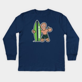 Surfs Up for the Seattle Seahawks! Kids Long Sleeve T-Shirt